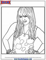 Miley%cyrus Colouring Pages  Coloring Home sketch template