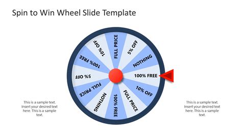 PowerPoint Spin The Wheel Concept Animated Template - SlideModel