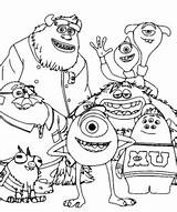 Monsters University Terry And Terri Coloring Pages sketch template