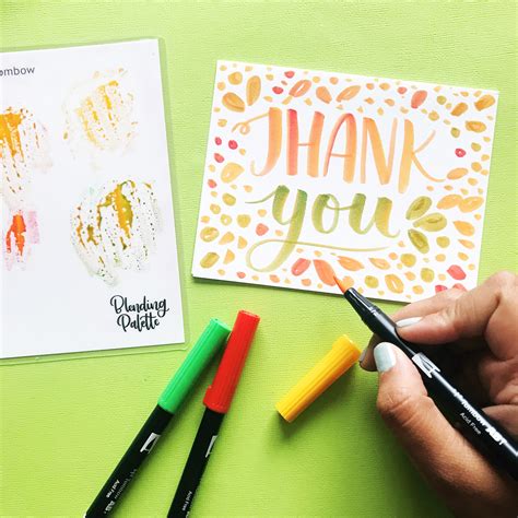 Easy Teacher Appreciation Card Ideas - Tombow USA Blog