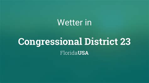 Wetter Congressional District 23, Florida, USA heute und morgen