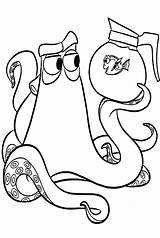 Cartoon Octopus Coloring Page  Free Printable Pages sketch template