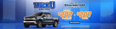 New Vehicle Specials | DEL CHEVROLET, INC.