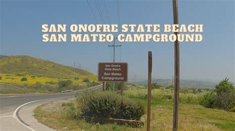 San Onofre State Beach, San Mateo Campground - YouTube