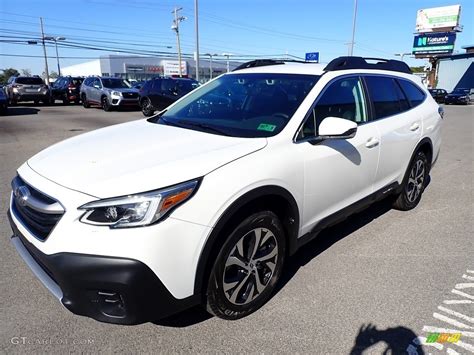 Crystal White Pearl 2020 Subaru Outback 2.5i Limited Exterior Photo ...