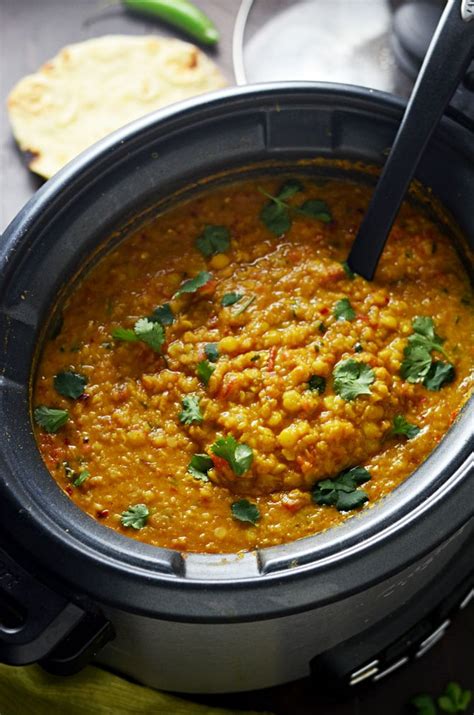 Slow Cooker Indian-Spiced Lentils - Host The Toast