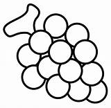 Sprig Of delicious grapes coloring Page  Free And Printable sketch template