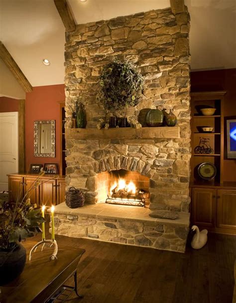 25 Stone Fireplace Ideas for a Cozy, Nature-Inspired Home