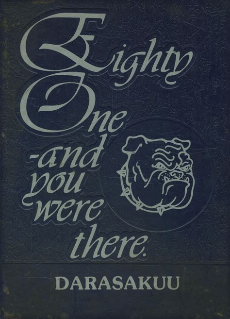 1981 yearbook from Jordan High School from Los angeles, California