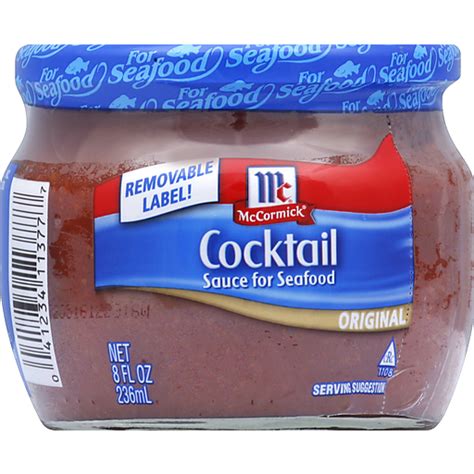 McCormick® Golden Dipt® Serving Jar Seafood Cocktail Sauce, 8 fl oz ...