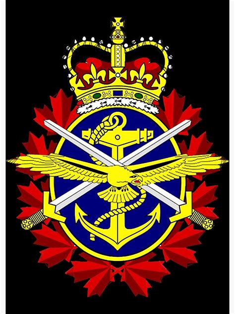 "Canadian Forces Logo " Poster for Sale by otuantrung38 | Redbubble