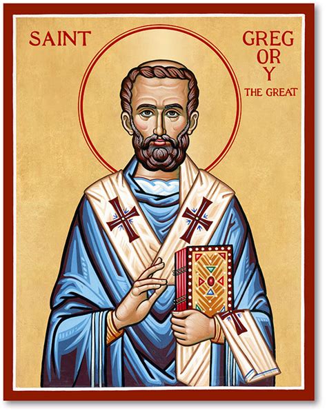 Men Saint Icons: St Gregory the Great Icon| Monastery Icons