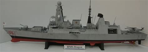 Airfix 1/350 Type 45 Destroyer HMS Dragon | Type 45 destroyer, Model kit, Small shop