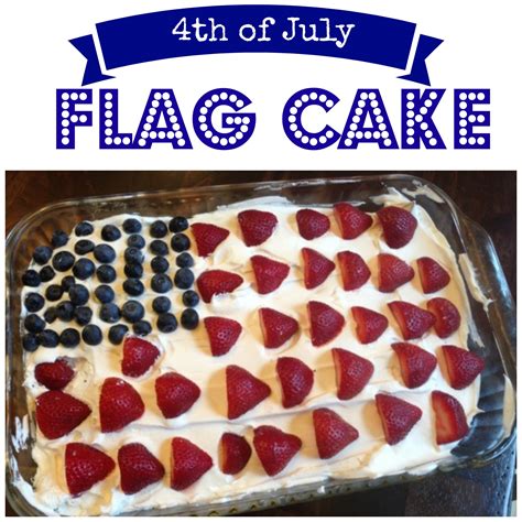 4th of July Flag Cake Gluten Free - Classy Mommy