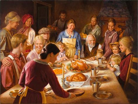 Happy Thanksgiving 960x724 | Thanksgiving art, American painting, Western art