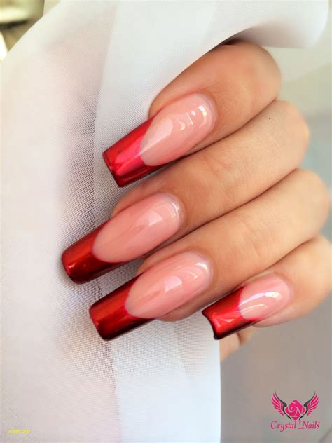 Lovely Red Chrome Nail Powder- | Red nails, Trendy nails