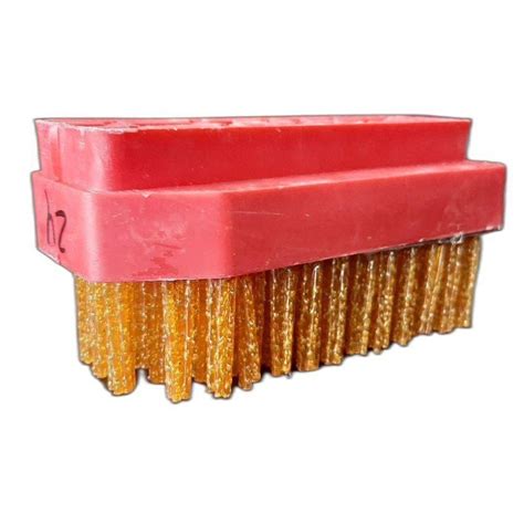 Orange and Red Hard 140mm Abrasive Filament Brush, For Polishing at Rs 1500/piece in Kishangarh