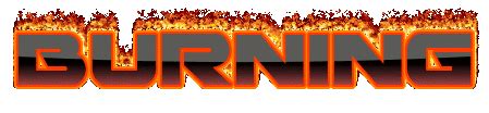 Arched Flaming Text Logo Maker