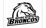 List Of Boise State Broncos Coloring Pages In 2024  Boise state sketch template