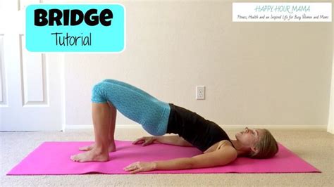 How to do a bridge exercise | Bridge workout, Exercise, Workout apps