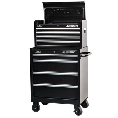Husky 27 in. 8-Drawer Tool Chest and Cabinet Set-H4CH1R H4TR1R - The Home Depot