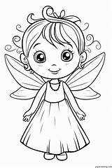 Fairy Coloring Pages ᗎ Printable Painting Template sketch template