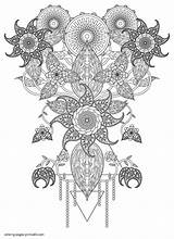 Get This Abstract Coloring Pages Free Printable Intricate  sketch template