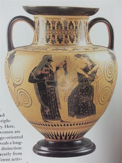 Black-figure neck amphora with Dionysos and maenads (Fullerton, Mark D. Greek Art. Cambridge ...