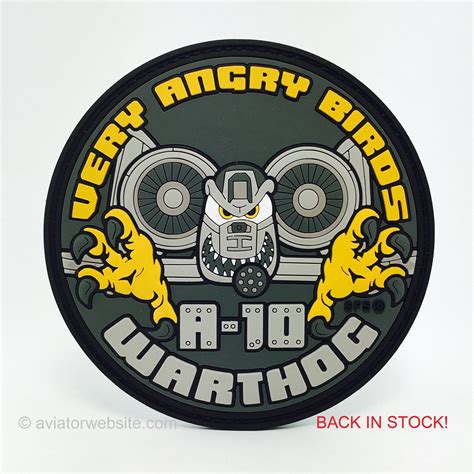 "Very Angry Birds" A-10 Thunderbolt Patch | AVIATORwebsite