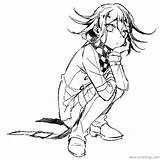 Danganronpa Coloring Pages Ibuki Mioda  XColoringscom sketch template