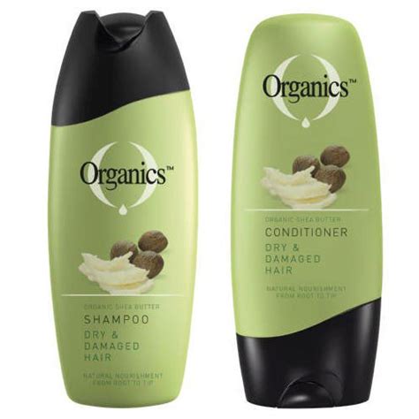 Organics - Organics Shampoo & Conditioner for Dry and Damaged hair with Organics Shea Butter ...