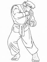 Street Fighter coloring Pages sketch template