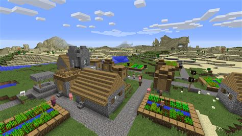 Five Villages & Two Desert Temples - Minecraft Seeds