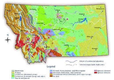 Montana Geology Map