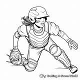 Softball Coloring Pages  Free & Printable sketch template
