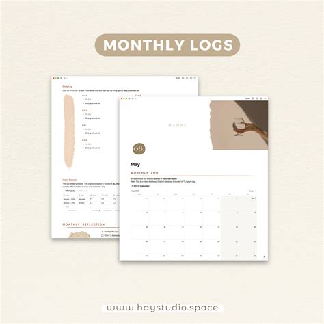 How to Create a Notion Bullet Journal (Free Notion Template) ⋆ HAY studio