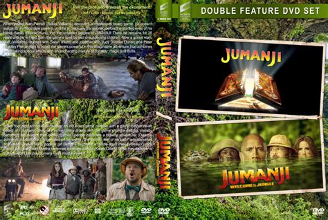 Jumanji Double Feature (1995-2017) R1 Custom DVD Cover - DVDcover.Com