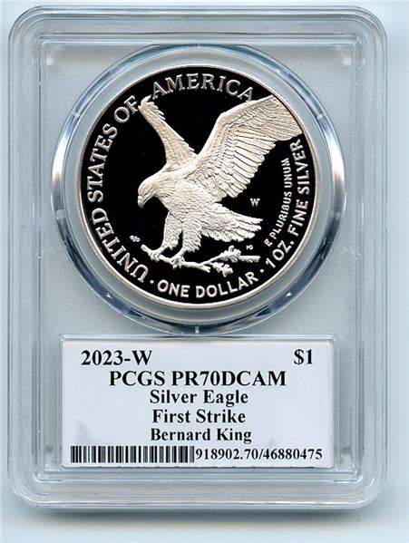 Lot Detail - 2023 W $1 Proof Silver Eagle PCGS PR70DCAM FS Legends of ...