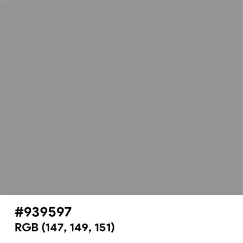 Ultimate Gray color hex code is #939597