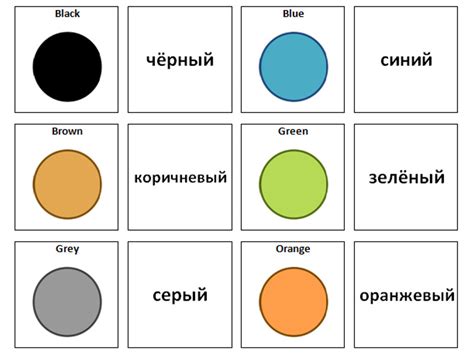 Colours: Russian Vocabulary Card Sort | Teaching Resources