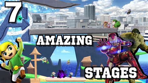 7 AMAZING Custom Stages in Super Smash Bros Ultimate!!! (With Character ...