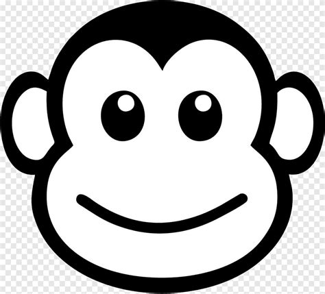 Ape Monkey Drawing Chimpanzee, ford oval office, face, smiley png | PNGEgg