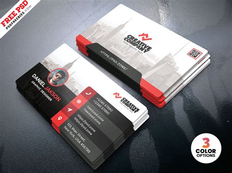 Business Card Design PSD Template | PSDFreebies.com