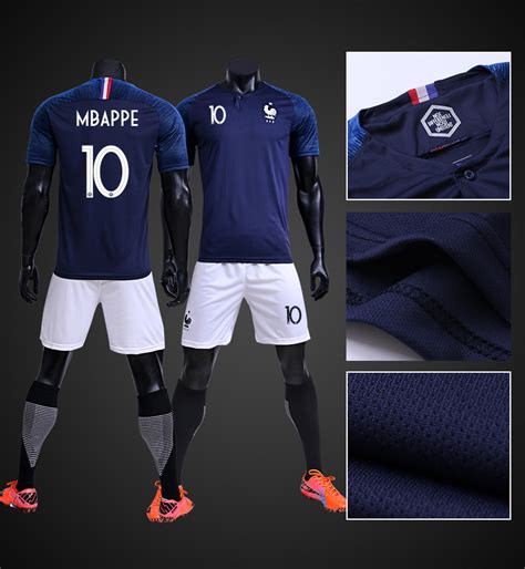 2018 Coupe du monde maillot de champion de France Double Star, Maillot De Foot Pas Cher 2018