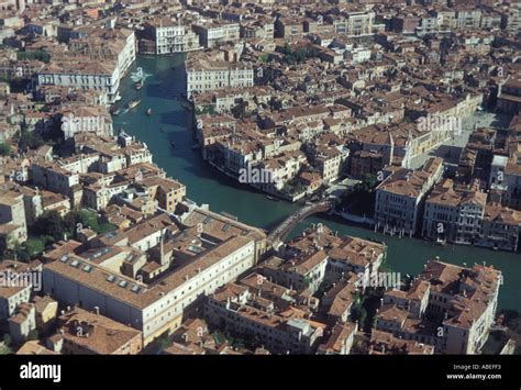 Aerial view of The Grand Canal in Venice, Italy Stock Photo - Alamy