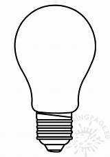 Light bulb  Coloring Page sketch template