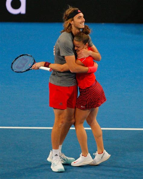 Stefanos Tsitsipas girlfriend: Who is Maria Sakkari? Are the Wimbledon ...