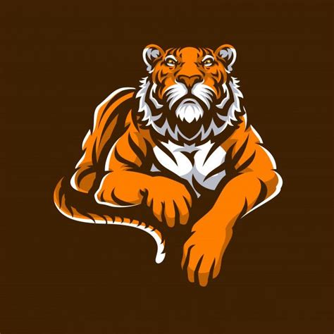 Tiger Mascot Logo Sport. | Logo illustration, Tiger art, Mascot