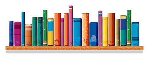 Row Of Books Clip Art