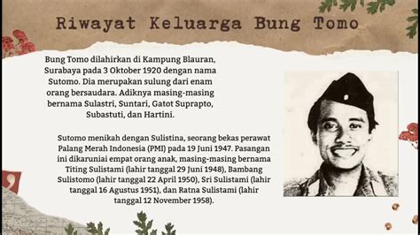 Biografi Bung Tomo (SUTOMO)-peristiwa pertempuran 10 November 1945 di ...